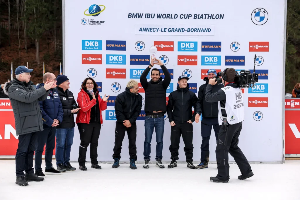 La France récupère le petit globe des nations de biathlon 2011-2012 après exclusion de la Russie